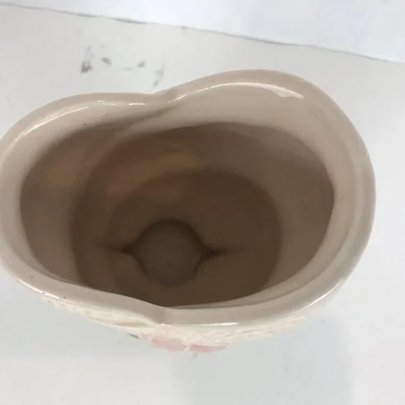 Vintage ceramic floral vase signed U.S.A. - Picture 2 of 5